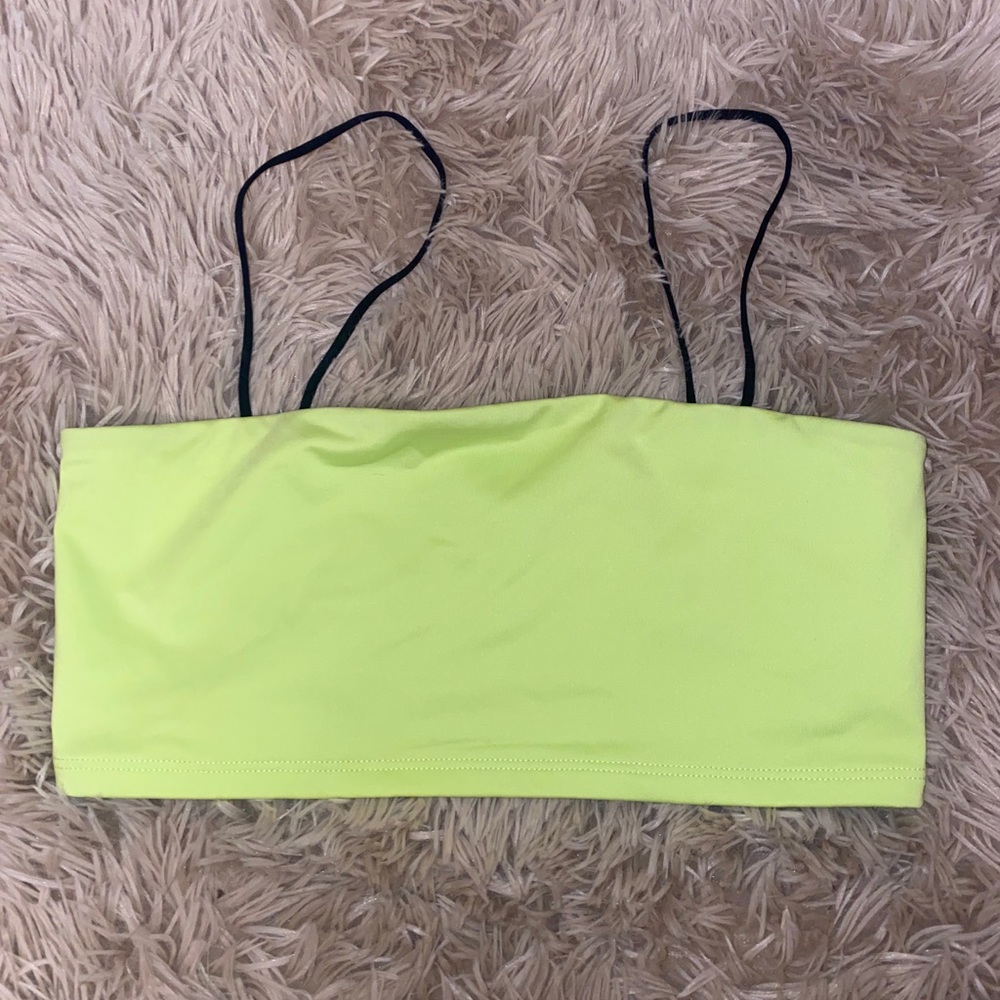 Neon crop top 💚